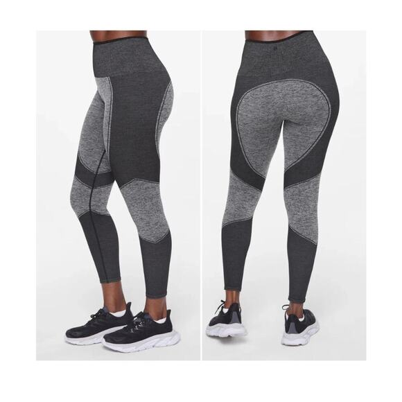 ThirdLove HIgh Rise Purple Flex Seamless Compression Leggings Black Size Large - Picture 1 of 4